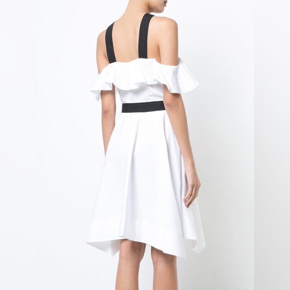 Off The Shoulder Halter Dress
White Ruffle Off Shoulder Dress by Derek Lam - Picture 3 of 16